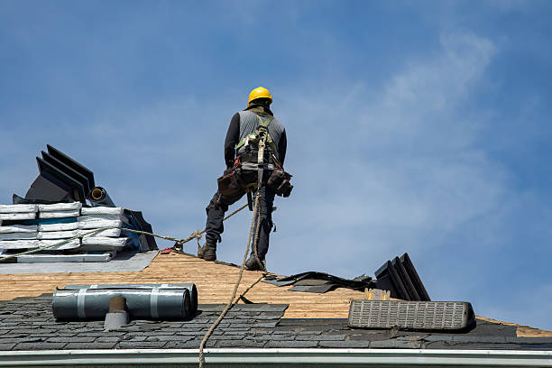 Professional Metal Roofing technician working in Charlestown, MA